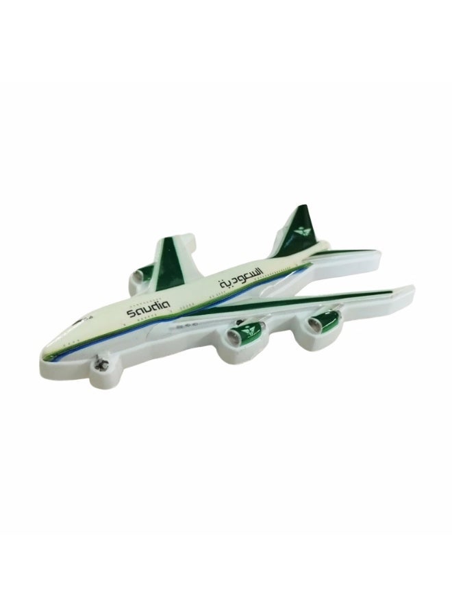 Ceramic Quality, Saudi Fridge Magnet – Premium Handcrafted Souvenir with Classic Green Livery, 3D Airplane Design, Travel Gift, Saudi Arabia Keepsake for Home, Kitchen & Office Décor - Image 3